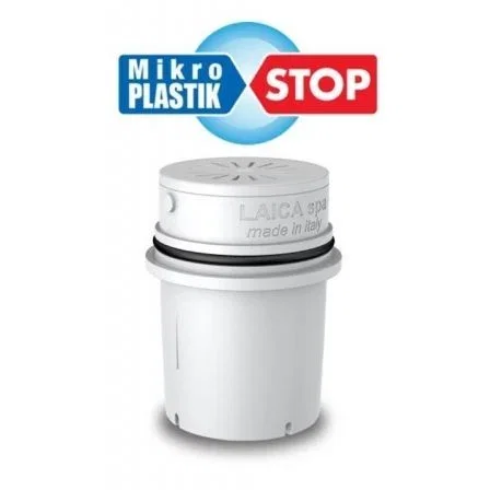 Laica Filtro Mikroplastik-Stop reduce el 99.999% de los microplásticos en el agua para jarra